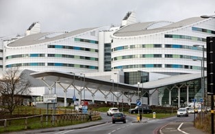 The refuse collector is in a stable condition at Queen Elizabeth Hospital in Birmingham